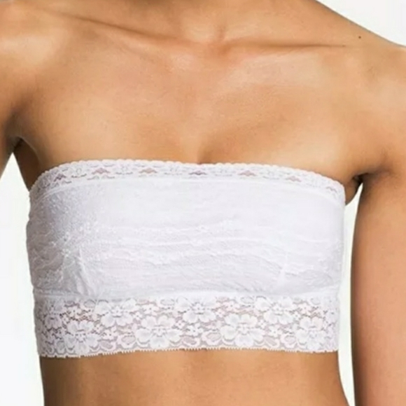 Free People Other - Free People White Lace Bandeau XS F7150220A